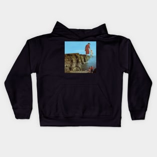 First Steps - Surreal/Collage Art Kids Hoodie